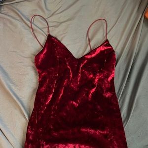 FashionNova velvet dress